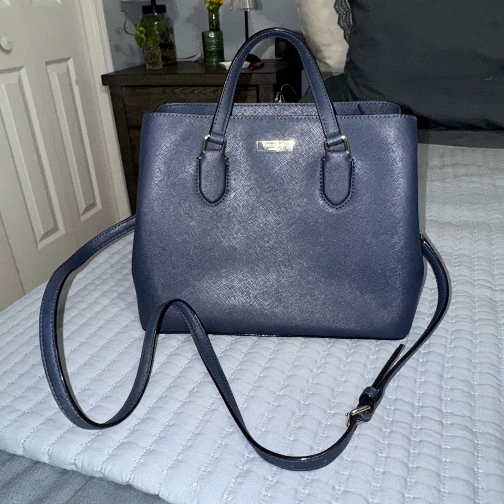 Kate Spade Navy Blue Tote Bag